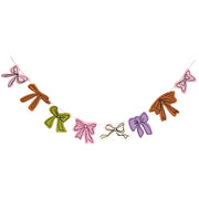 Bows Felt Garland Print Premium Bunting