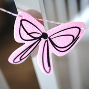 Bows Felt Garland Print Premium Bunting