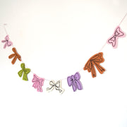 Bows Felt Garland Print Premium Bunting