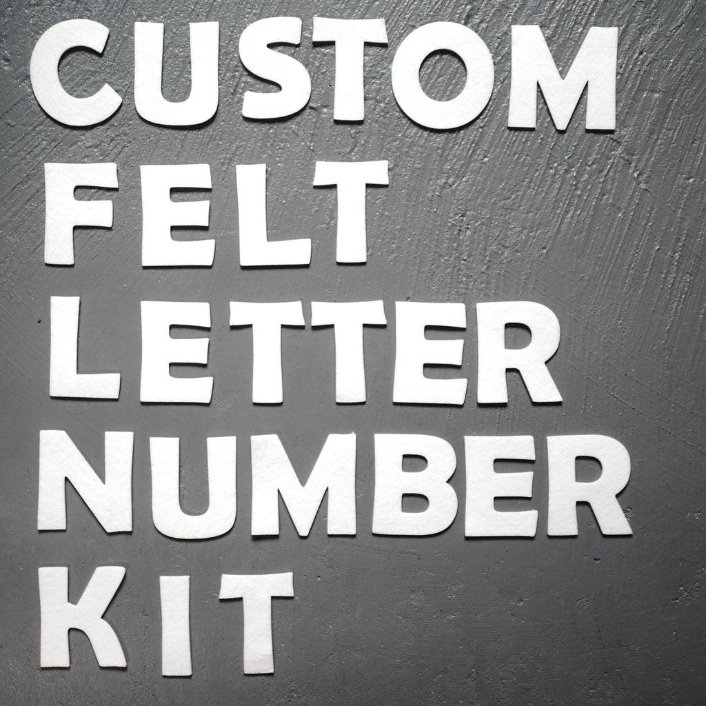 Felt Letter and Number Set