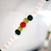 Mini Felt Ball Garland 1cm Balls approx. 300 balls 10 ft long