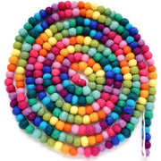 Mini Felt Ball Garland 1cm Balls approx. 300 balls 10 ft long