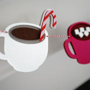 Hot Cocoa Mugs Garland