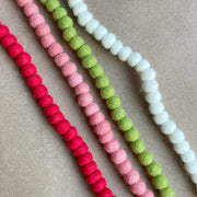 Mini Felt Ball Garland 1cm Balls approx. 300 balls 10 ft long