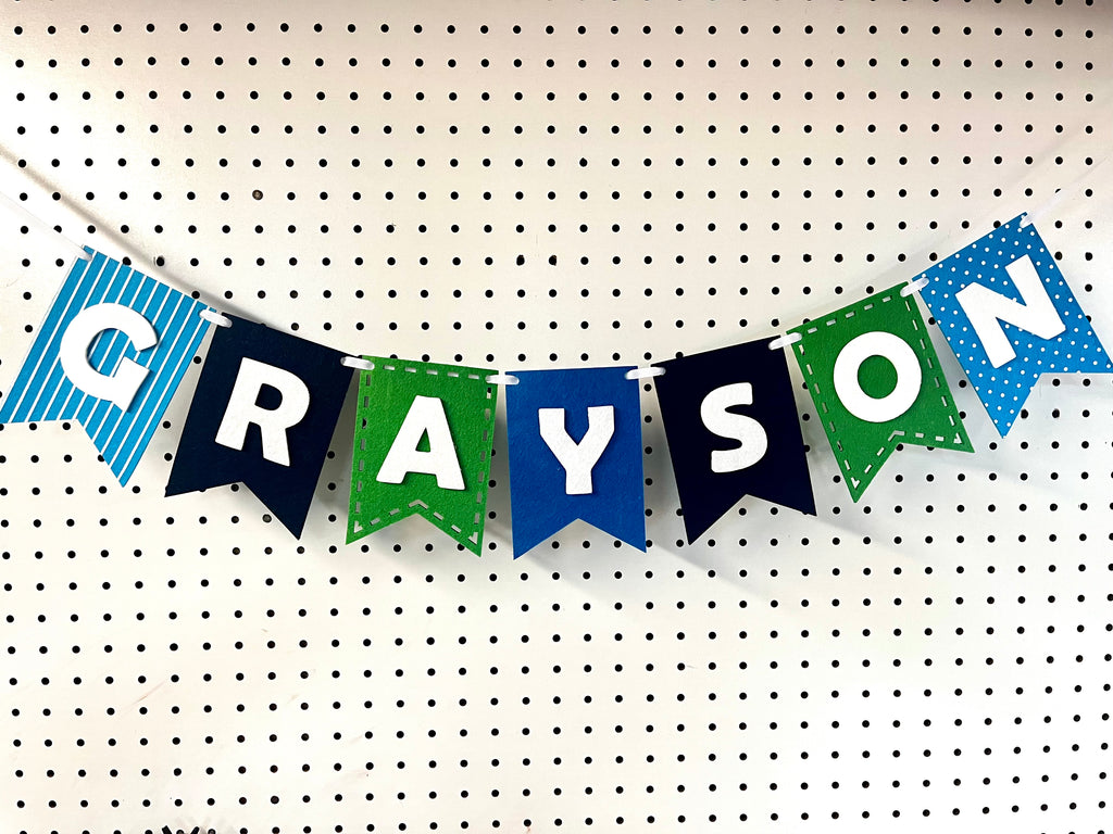Custom Felt Banner Design