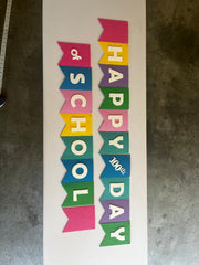 Custom Felt Banner Design