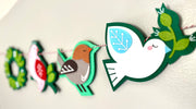 Bird Christmas Wreath Ornament Garland