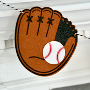 Baseball Mitt and Ball Garland