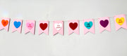 Conversation Heart Felt Pennant Banner