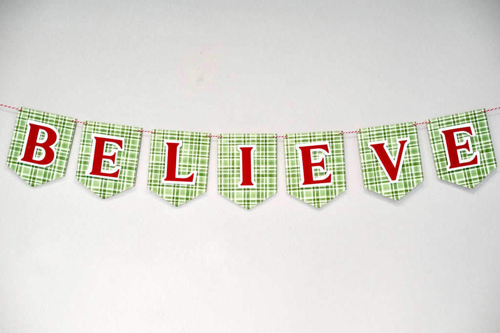 Believe Christmas Banner