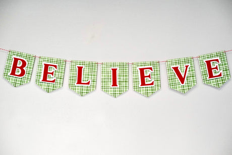 Believe Christmas Banner