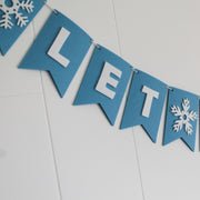 Let It Snow Felt Banner