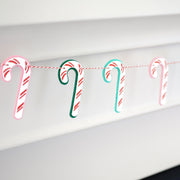 Candy Cane Christmas Garland Design Made from High Quality Eco Felt 60 inches wide