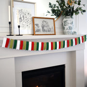 Christmas Colors Garland Design Made from High Quality Eco Felt 60 inches wide