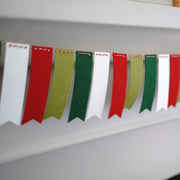 Christmas Colors Garland Design Made from High Quality Eco Felt 60 inches wide