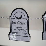 Humorous Headstone Felt Banner Garland Premium Quality Layered Bunting