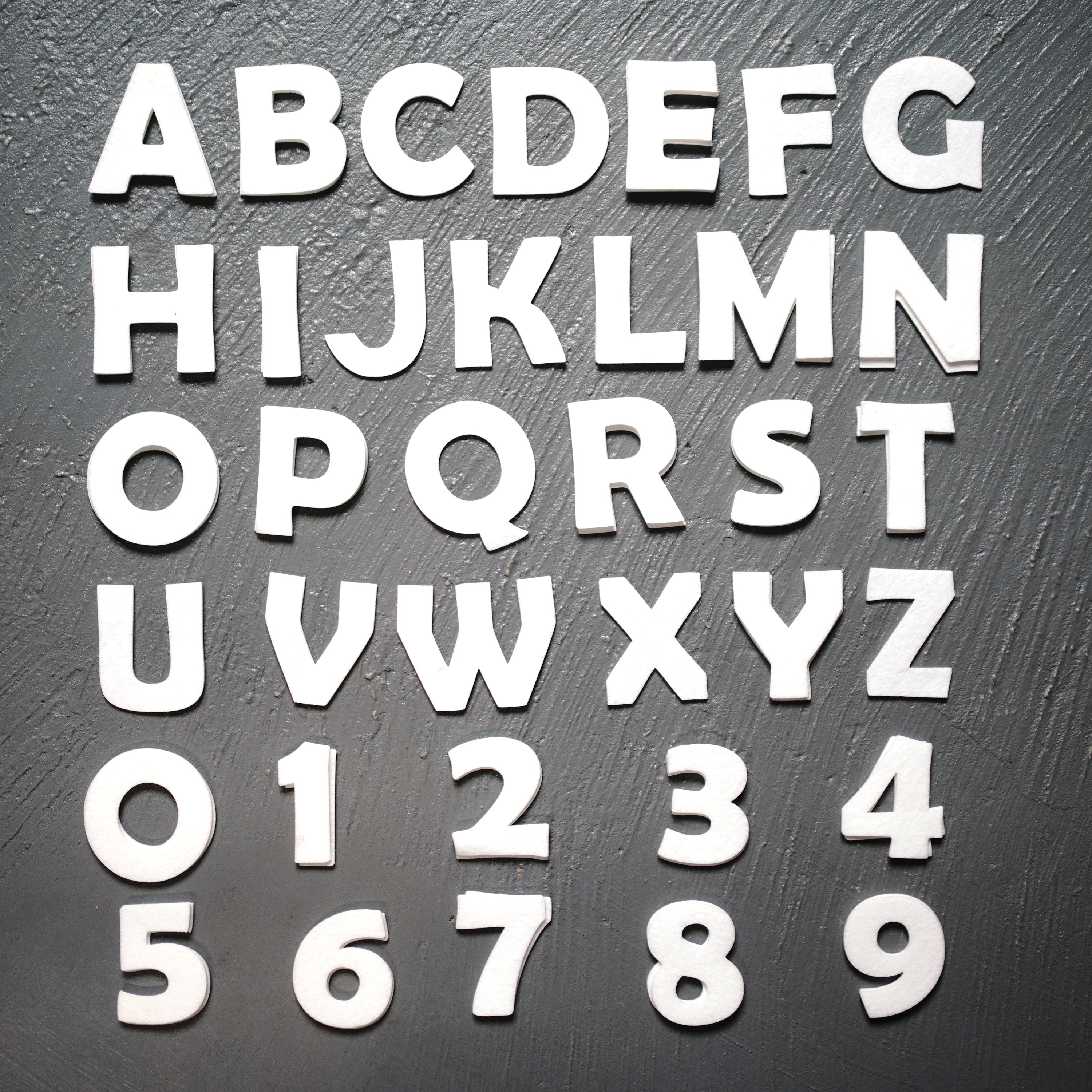 3 Felt Alphabet + Number Set, Felt Alphabet Play Set, Felt Letters, F –  Treehouse Crafts LLC