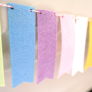 Swatch Tag Color Garland Design Made from High Quality Eco Felt 60 inches wide