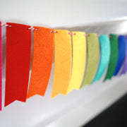 Swatch Tag Color Garland Design Made from High Quality Eco Felt 60 inches wide