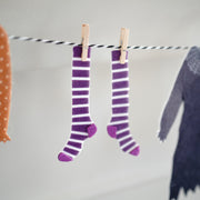 Witch's Clothes Line Felt Halloween Garland Premium Quality Layered Bunting