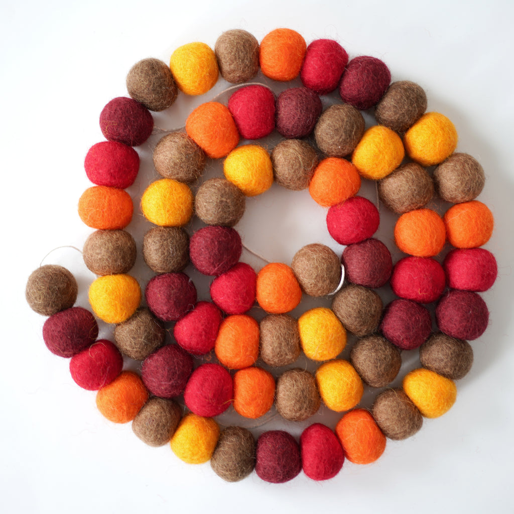 Large Ball Garland Give Thanks- 5ft