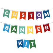 Custom Banner Kits Felt Laser Cut Banners - Rainbow
