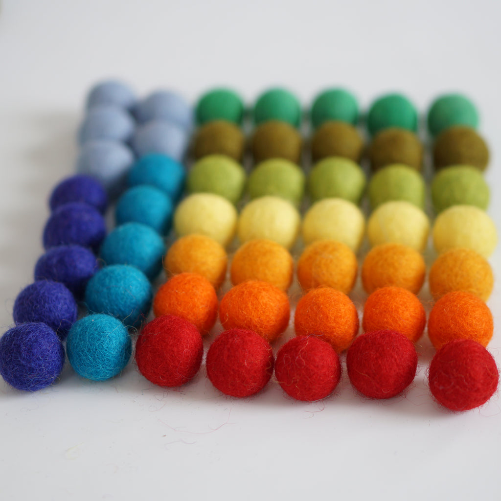 Loose Felt Balls for Crafting