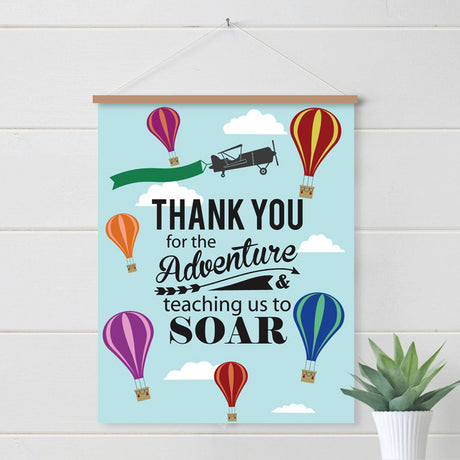 Thank You for the Adventure Digital Download Poster